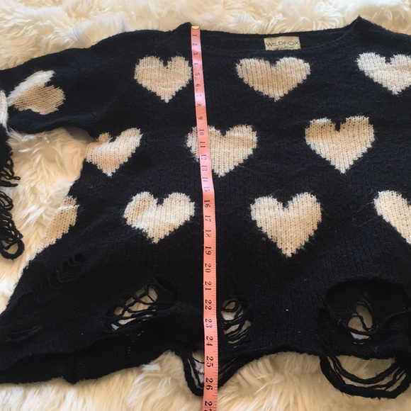 Wildfox White Label Love Lennon Distresses Sweater - Picture 6 of 8